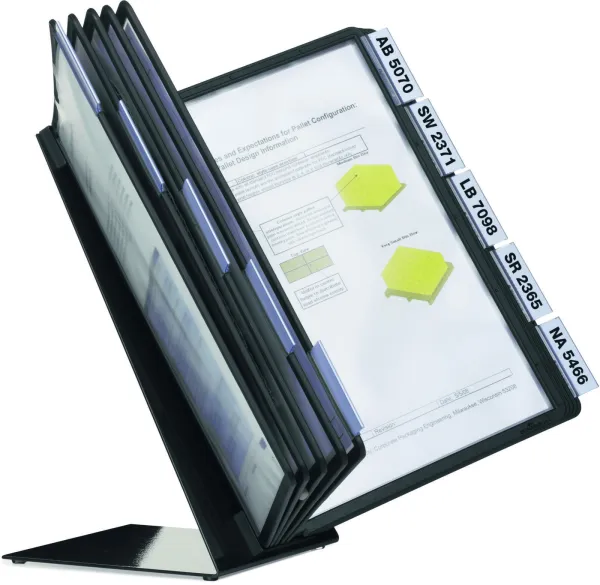 Durable Vario Registersystem Schwarz A4