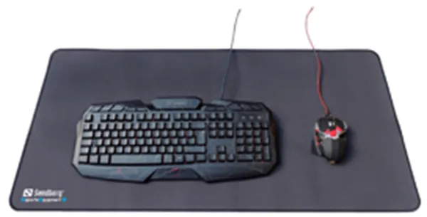 Gamer Desk Pad XXXL, Schwarz (90x45cm)